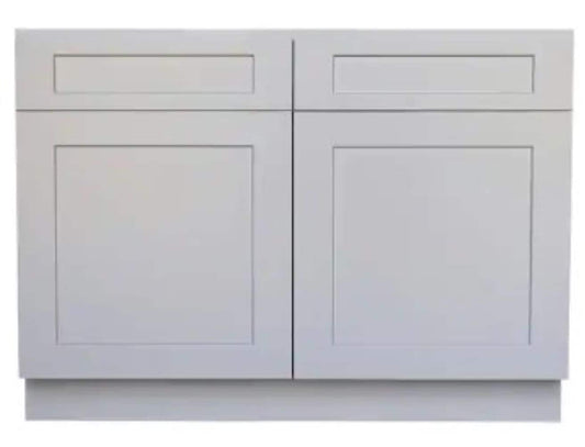 RELIABILT Parkstone 27-in W x 34.5-in H x 24-in D Gray Blind Base Fully Assembled Plywood Cabinet Flat Panel Shaker
