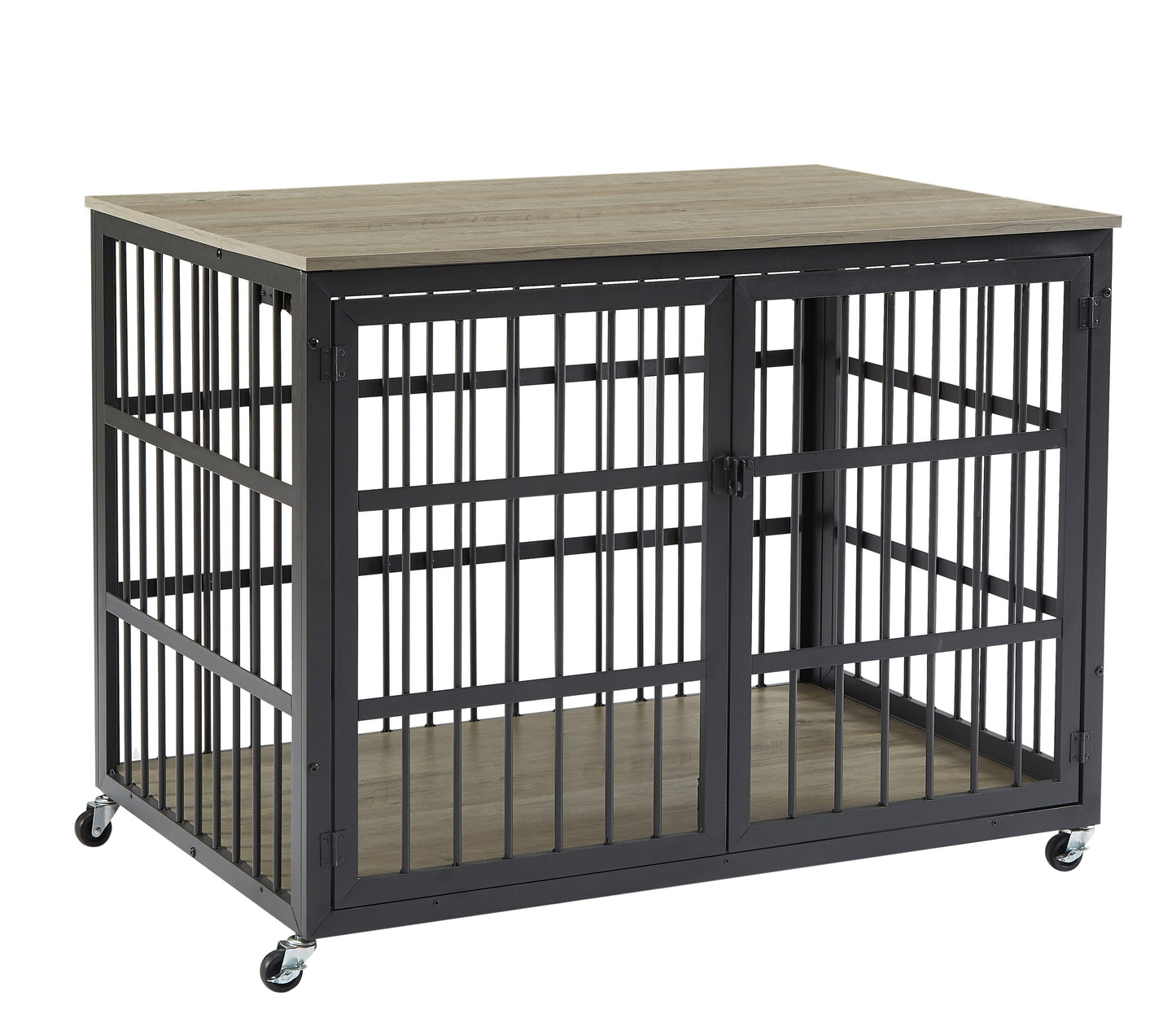 LIVIZA Composite Indoor Crate for Any Pet Medium (26 - 40 lbs.) Dog ( 3.61-ft L x 2.49-ft W x 2.79-ft H )
