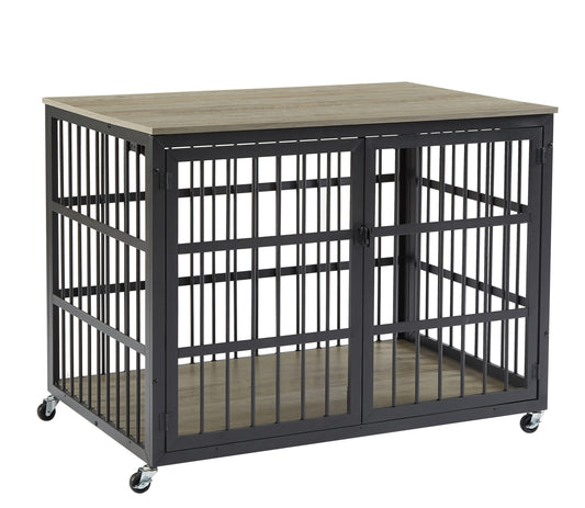 LIVIZA Composite Indoor Crate for Any Pet Medium (26 - 40 lbs.) Dog ( 3.61-ft L x 2.49-ft W x 2.79-ft H )