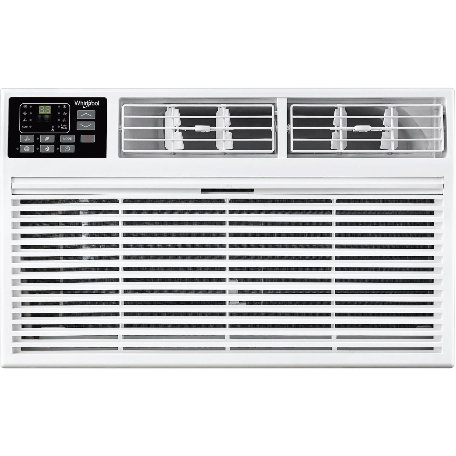 Whirlpool 12000-BTU 550-sq ft 230-Volt White Through-the-Wall Air Conditioner with Heater with Remote