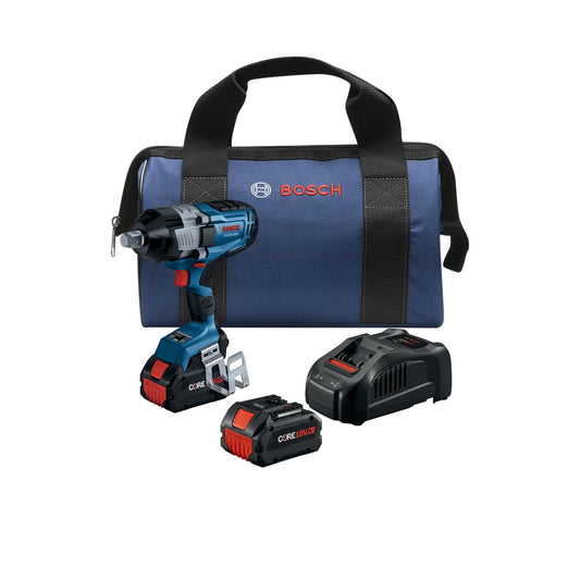 Bosch 8-Amp 18-volt Variable Speed 3/4-in Drive Cordless Impact Wrench (Battery Included and Charger Included)