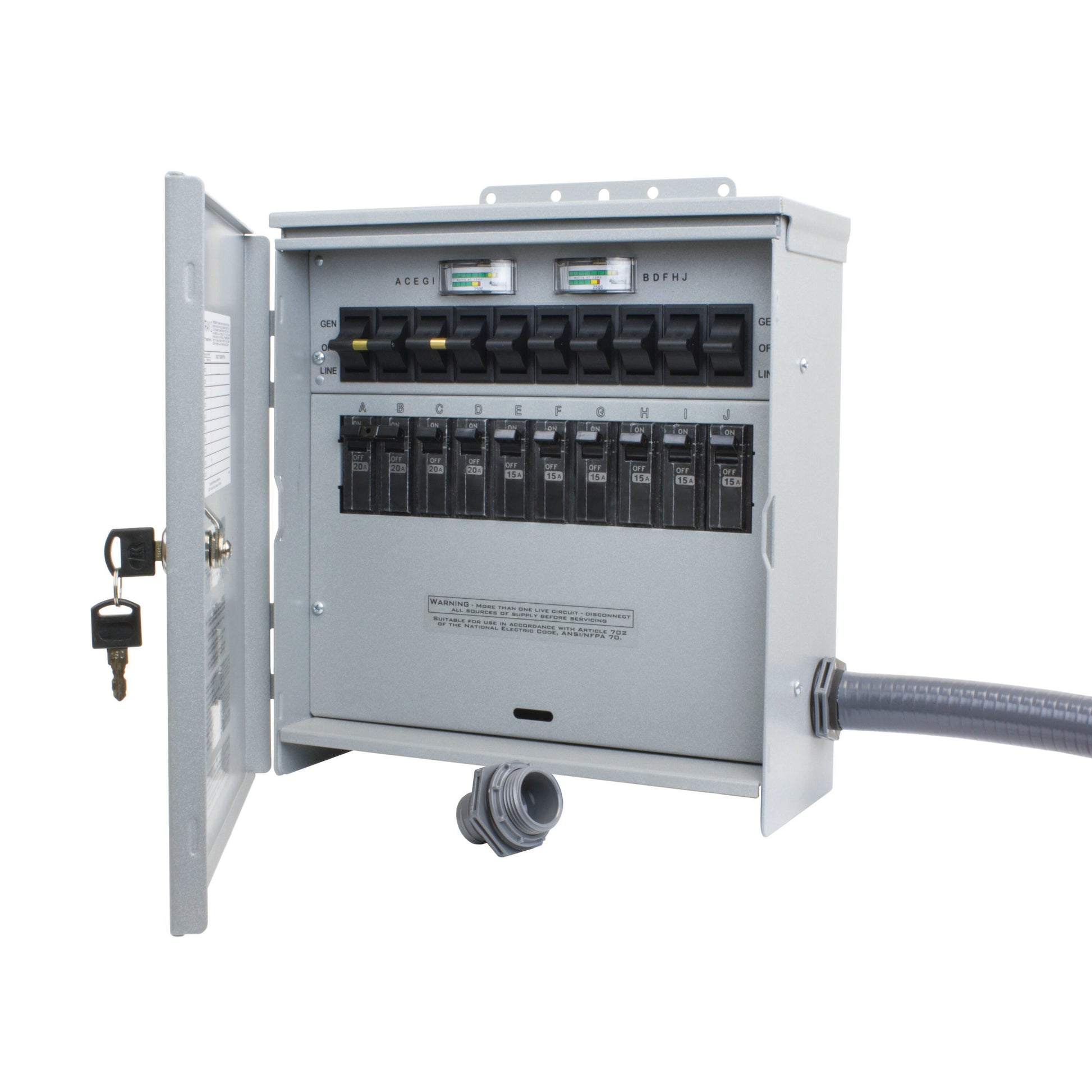 Reliance 30 -Amp Manual Transfer Switch