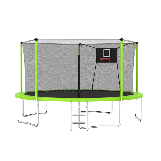 Damerin Trampolines 14-ft Round Kids in Green
