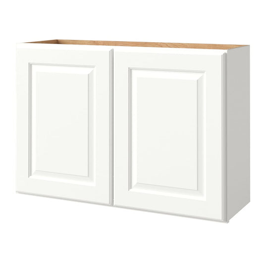allen + roth Tilson 36-in W x 24-in H x 12-in D Linen Wall Fully Assembled Cabinet Raised Panel Square