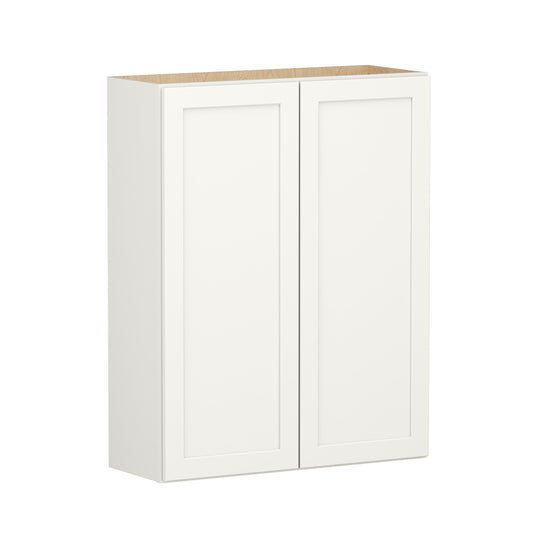 Shenandoah PRO Express Breckenridge 33-in W x 42-in H x 12-in D Linen Full Overlay Wall Fully Assembled Plywood Cabinet Recessed Panel