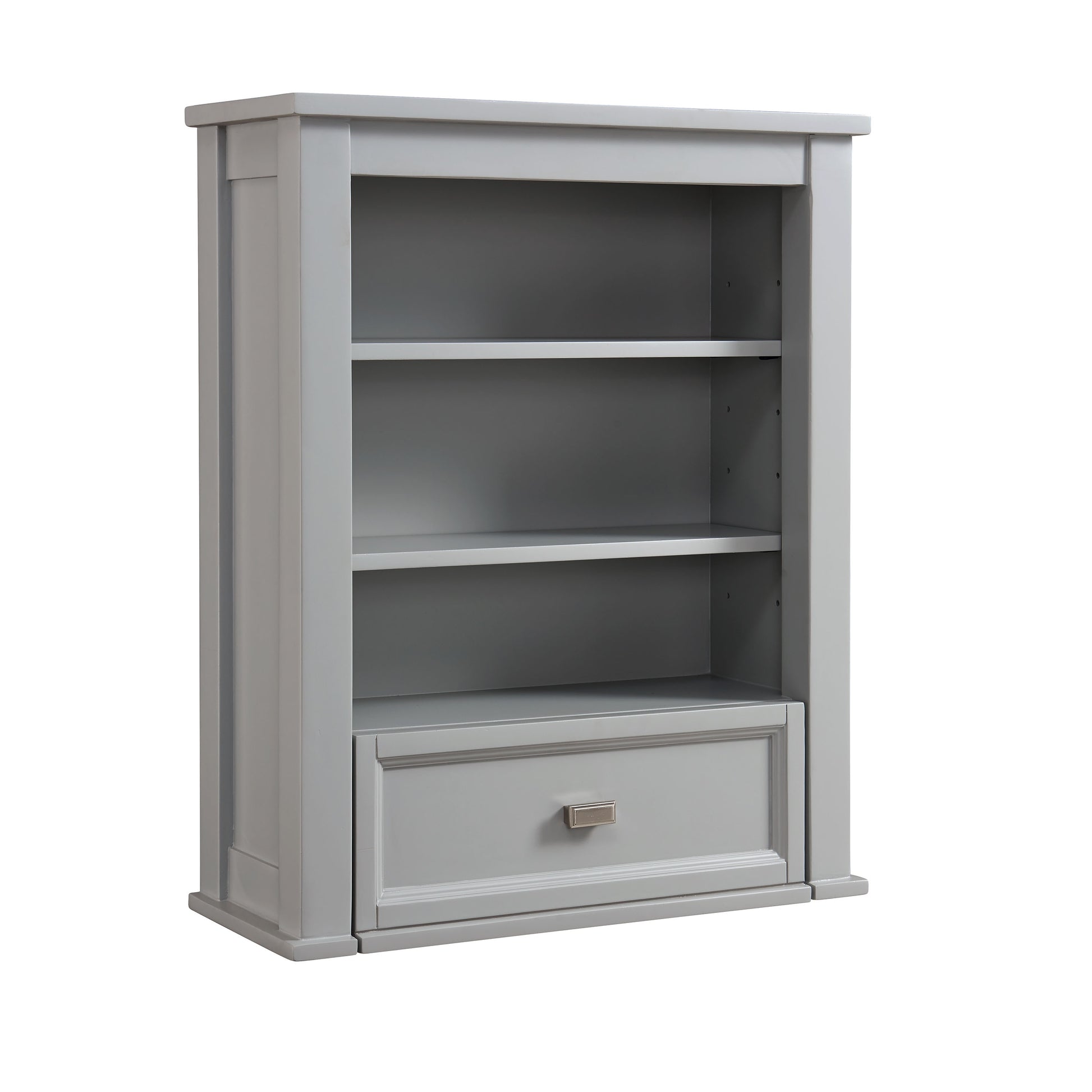 allen + roth Canterbury 24-in x 30-in x 10-in Muse Gray Soft Close Bathroom Wall Cabinet