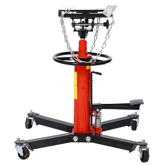 Siavonce Red 0.75-Ton Steel Hydraulic Transmission jack