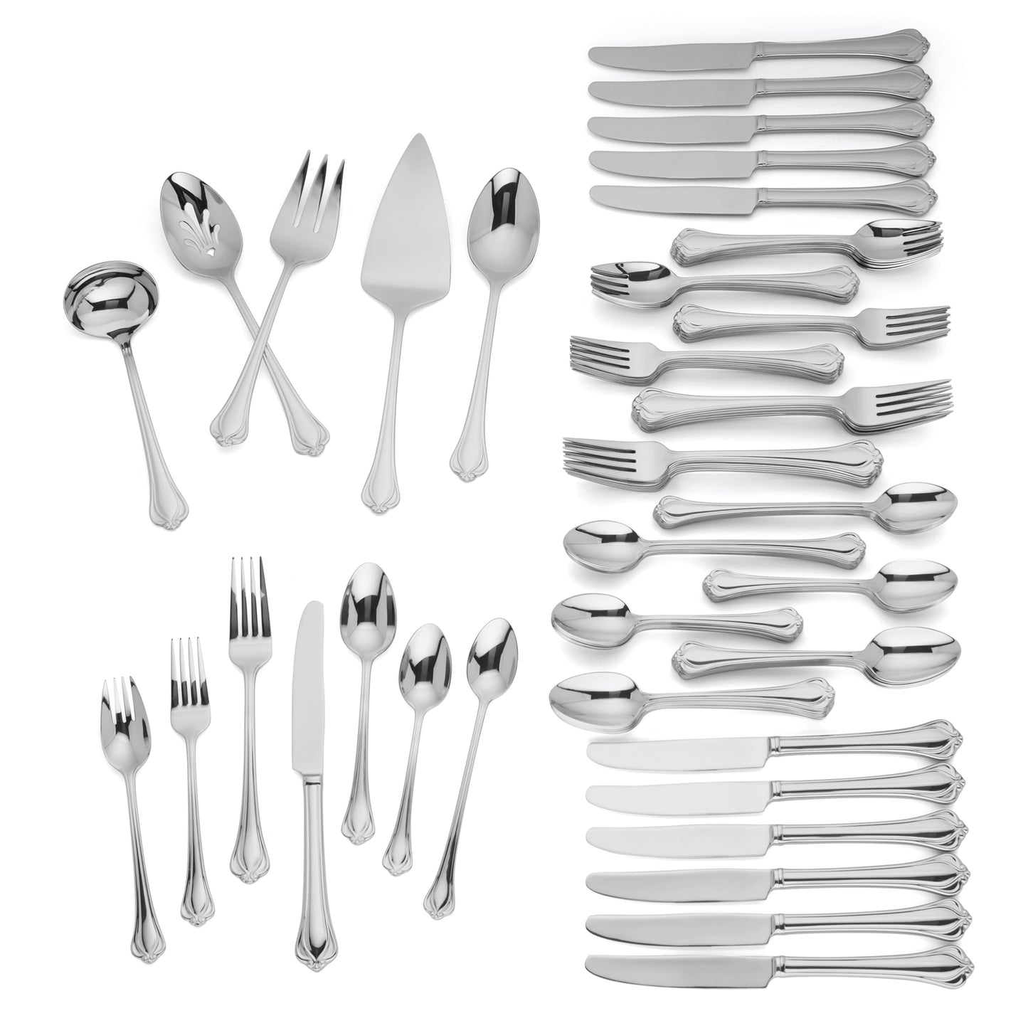 LENOX Alcott 89 -Pieces Polished Modern Flatware