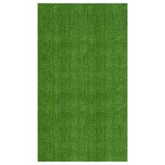 Ottomanson Artificial grass 8x53 Fake Grass Turf Rug For Patio Lawn Landscape 7.8-ft x 53-ft Artificial Grass