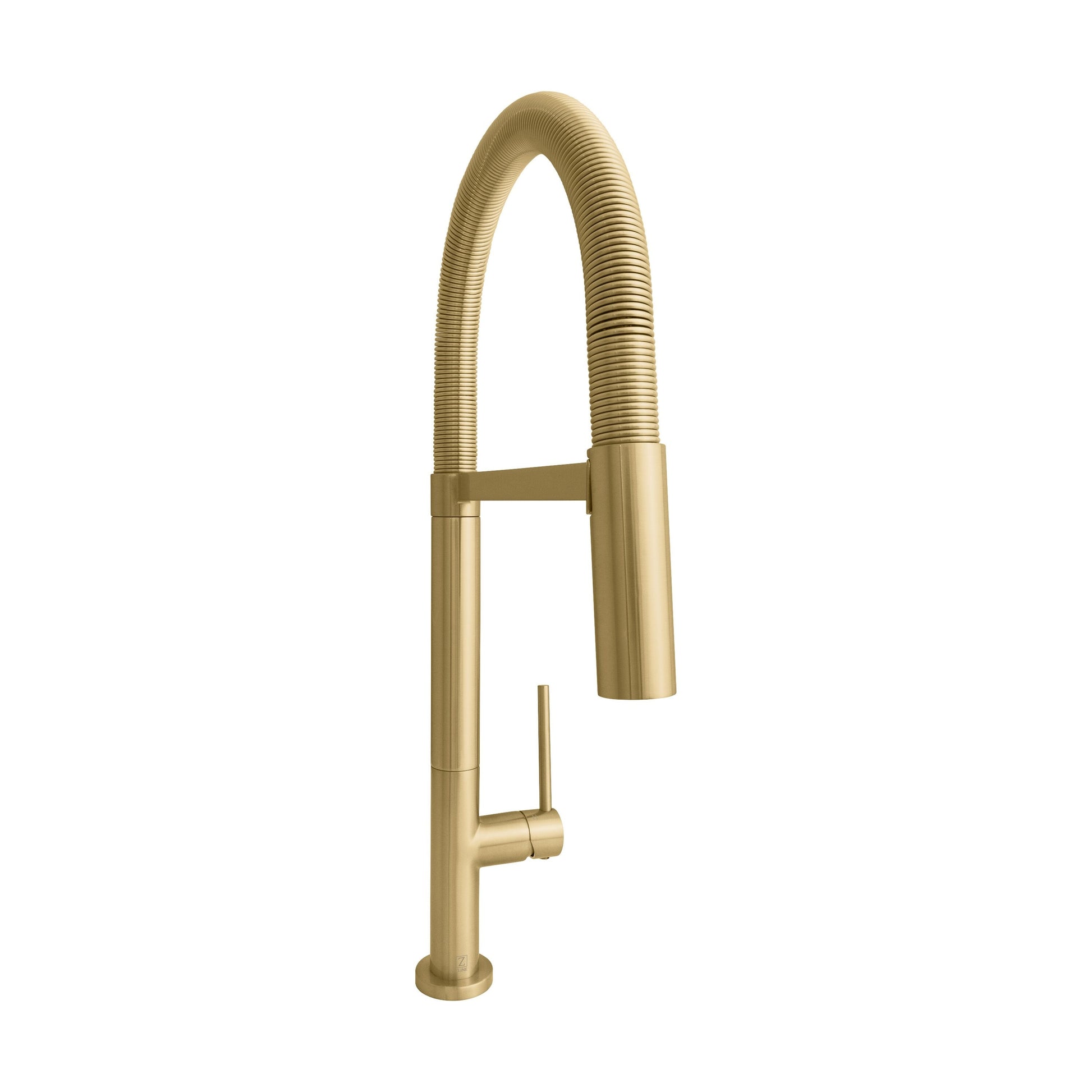 ZLINE KITCHEN & BATH Champagne Bronze Single Handle Deck-mount Kitchen Faucet with Sprayer