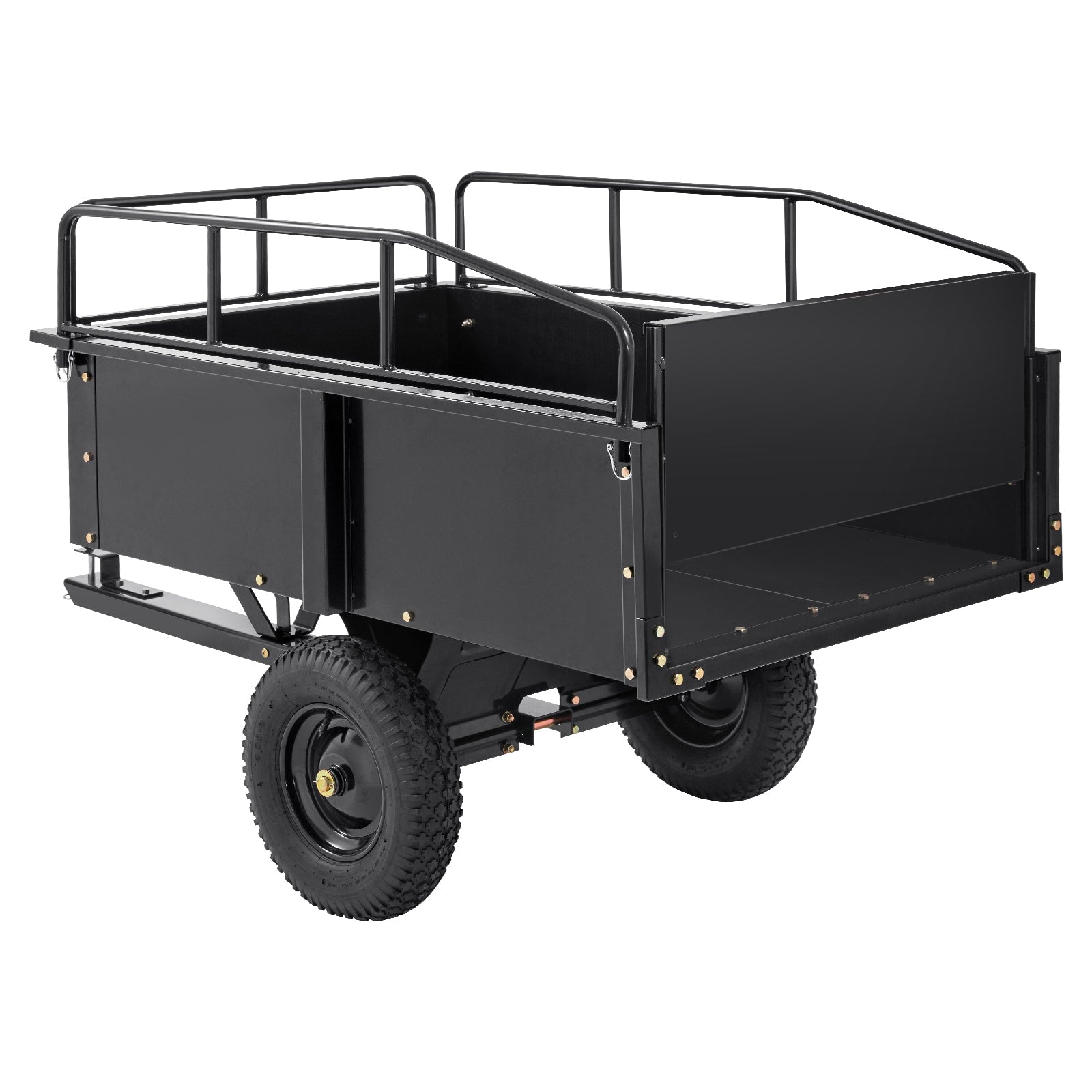 VEVOR 15-cu ft Steel Dump Cart, 750-lb Capacity