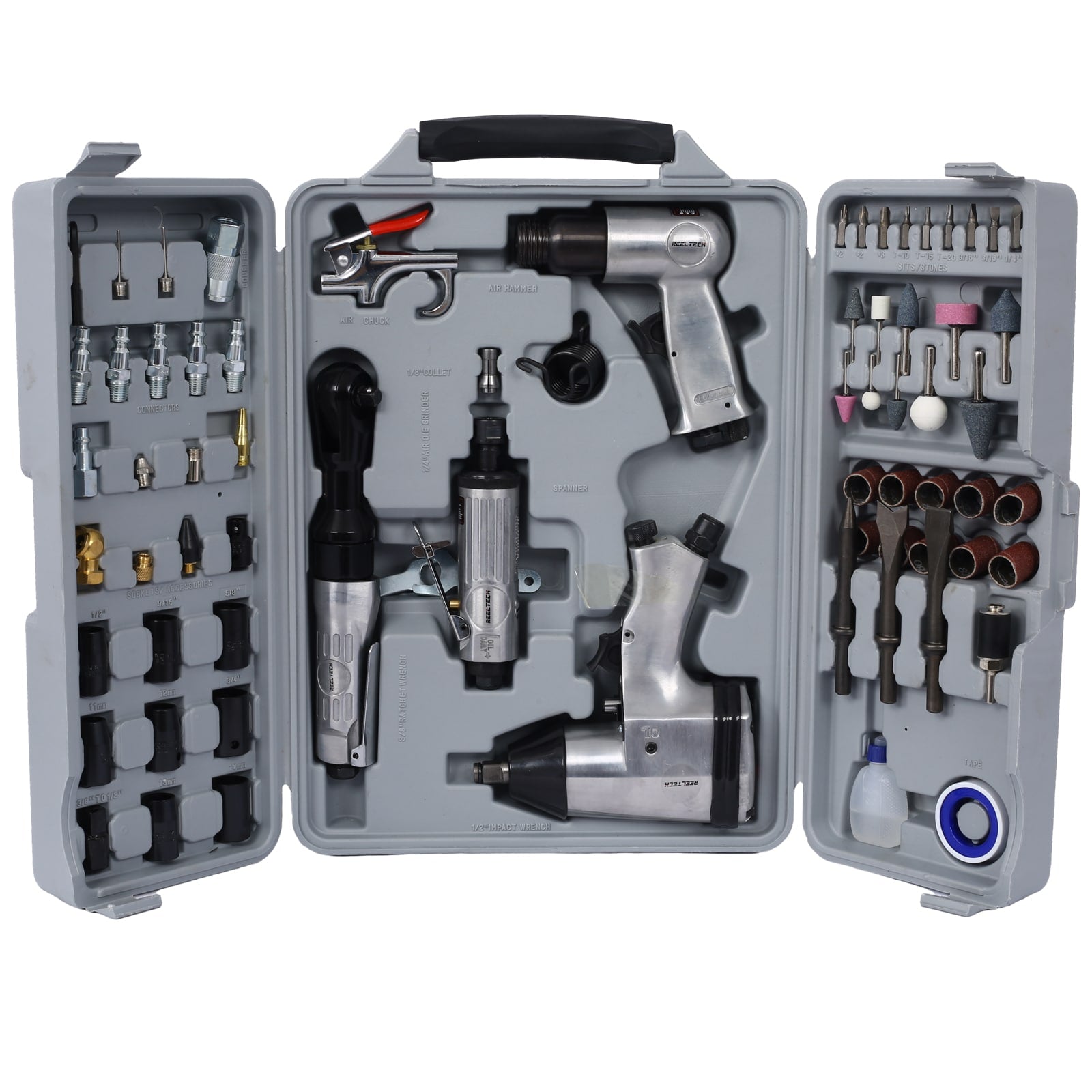 Siavonce Household Tool-Set 71-Piece Household Tool Set with Folding Case XH64152