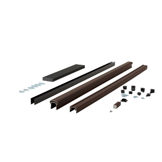 Fiberon Countryside 3.5-ft x 42-in Simply Brown PVC Deck Rail Kit