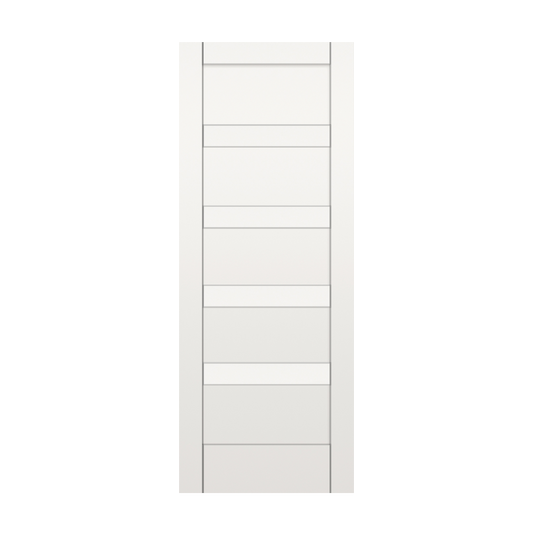 RELIABILT Bellavista 24-in x 96-in 5-panel Smooth Solid core Primed MDF Slab Door