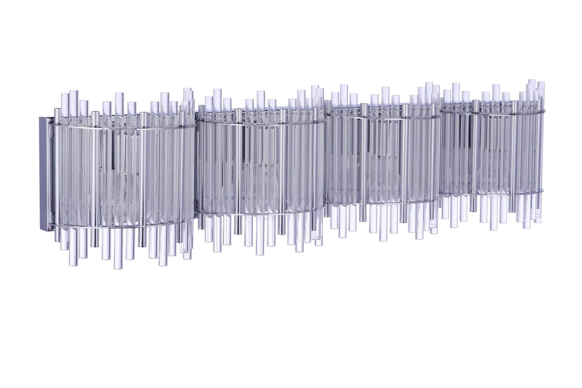 Craftmade Reveal 34.25-in 4 Light Chrome Modern/contemporary Bathroom Vanity light