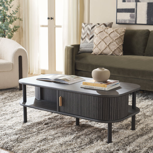 Safavieh Modern MDF Paper Laminate 43.3-in W x 16.53-in H Coffee Table