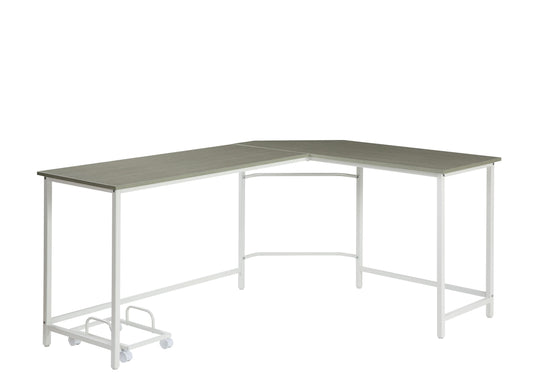 Maocao Hoom 66-in White Modern/Contemporary L-shaped desk