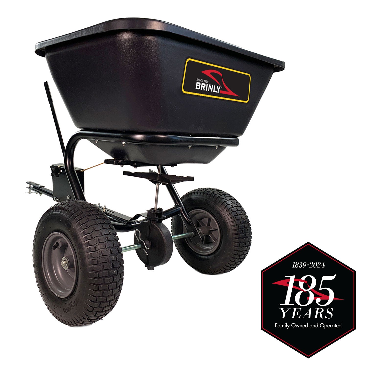 Brinly 125-lb Capacity Broadcast Tow-Behind Spreader