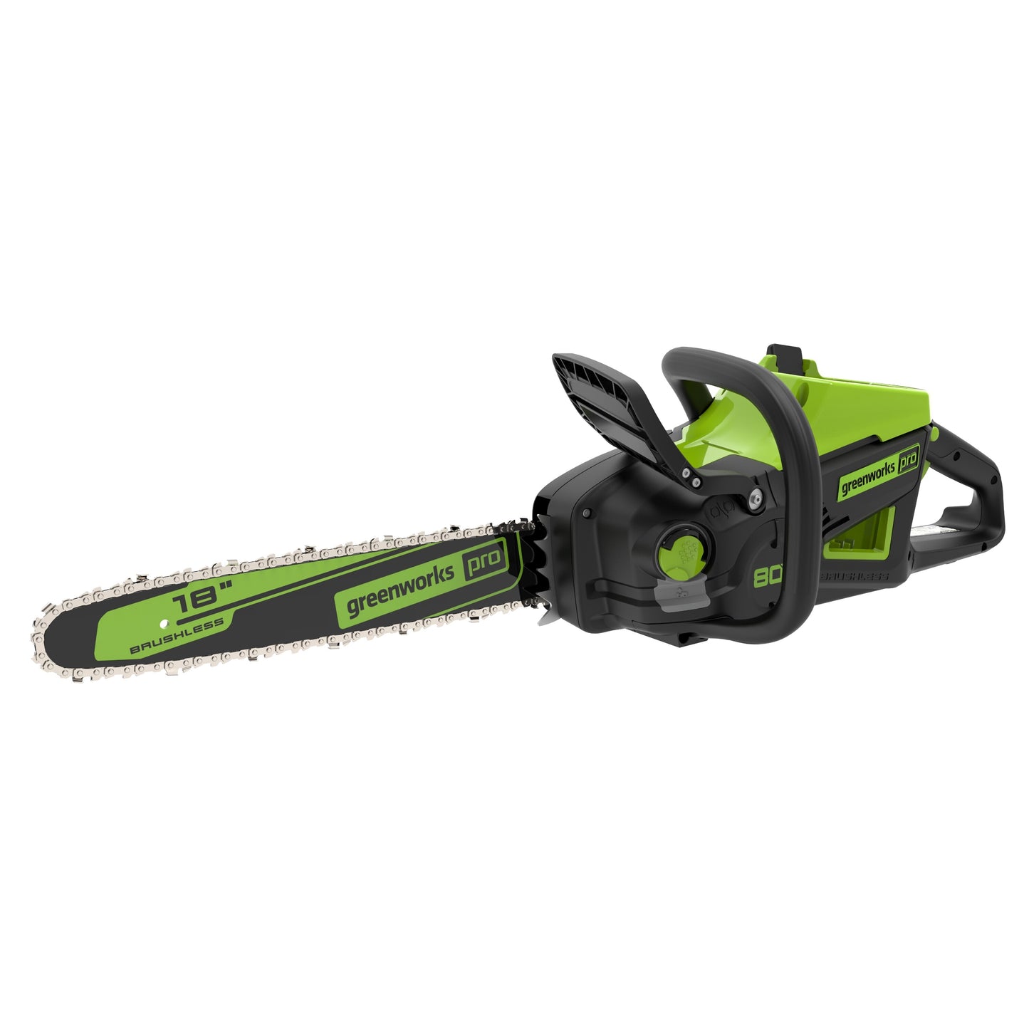 Greenworks Pro 80-volt Max 18-in Brushless Battery Chainsaw (Battery and Charger Not Included) CS80L03