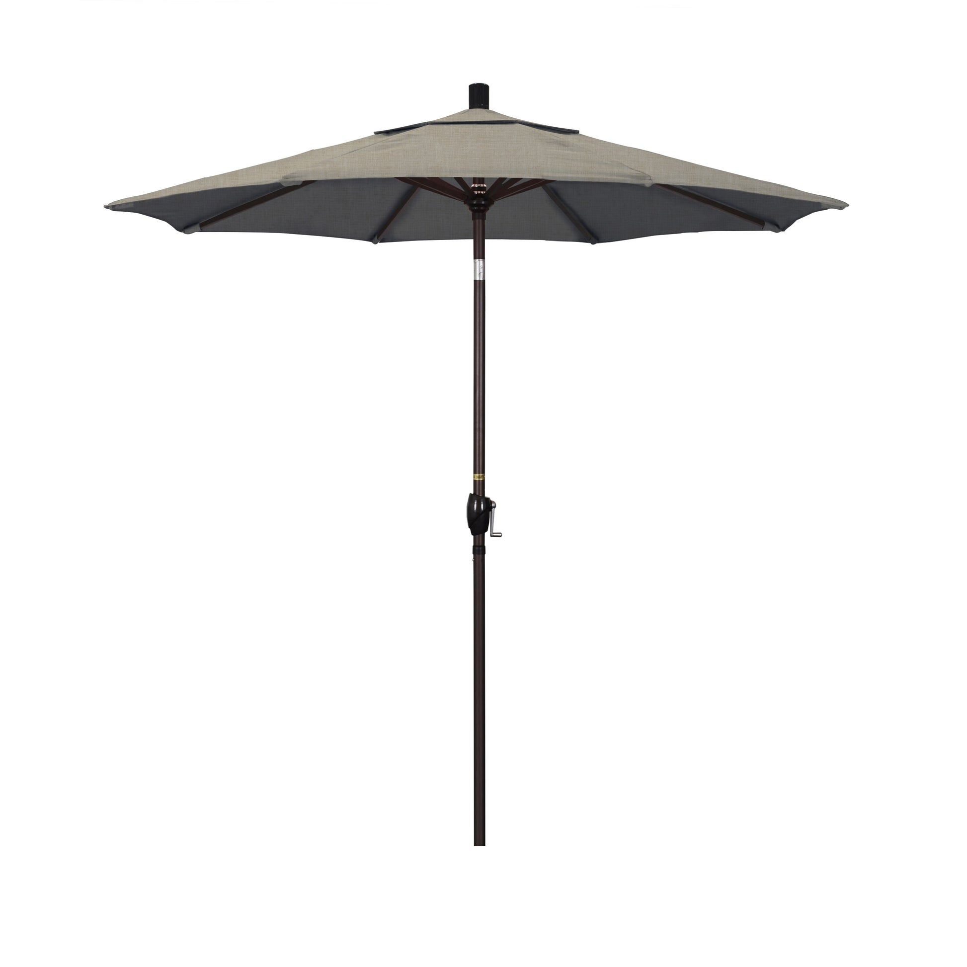 California Umbrella 7.5-Feet Aluminum Gray Market Patio Umbrella