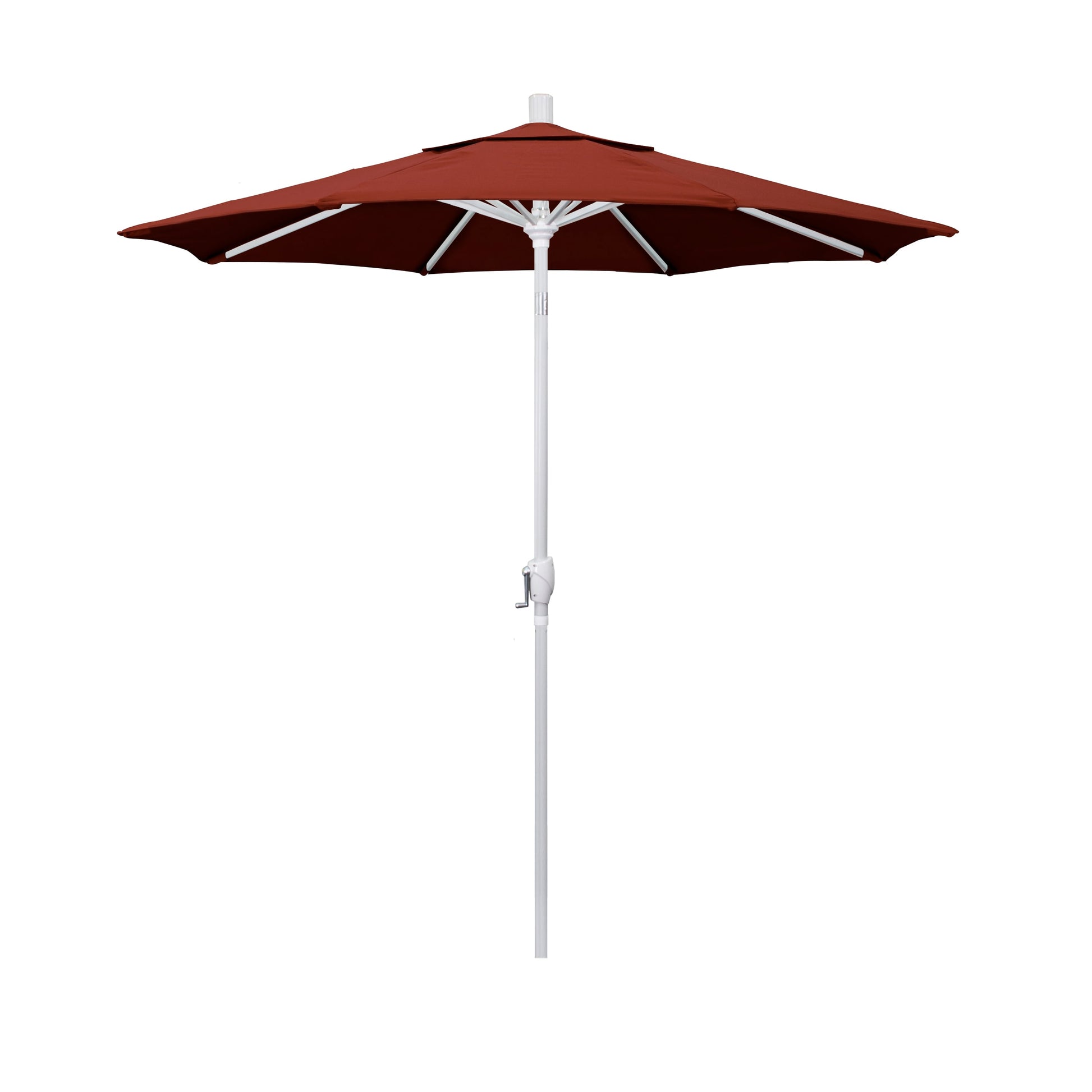 California Umbrella 7.5-Feet Aluminum Red Market Patio Umbrella