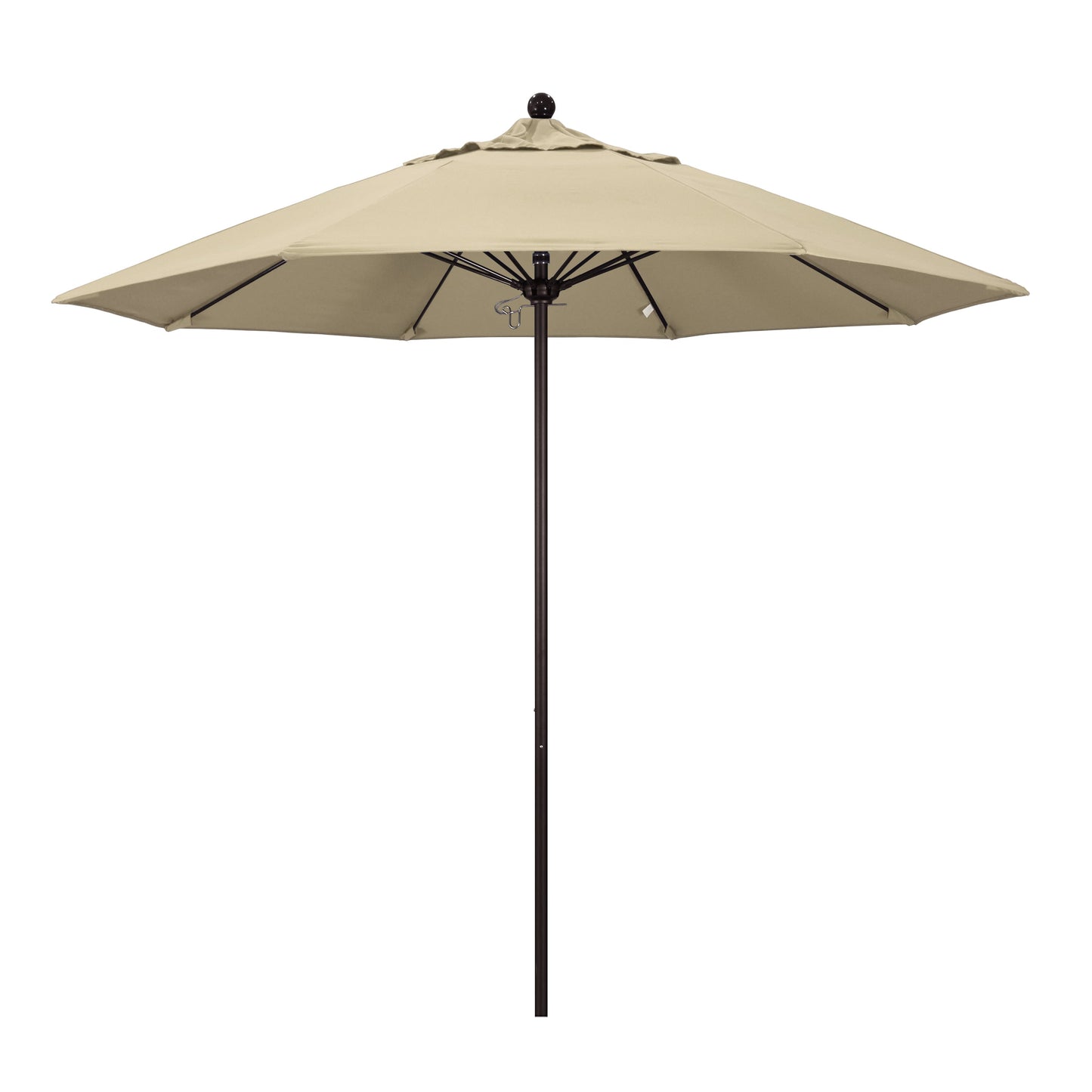 California Umbrella 9-Feet Aluminum Beige Market Patio Umbrella