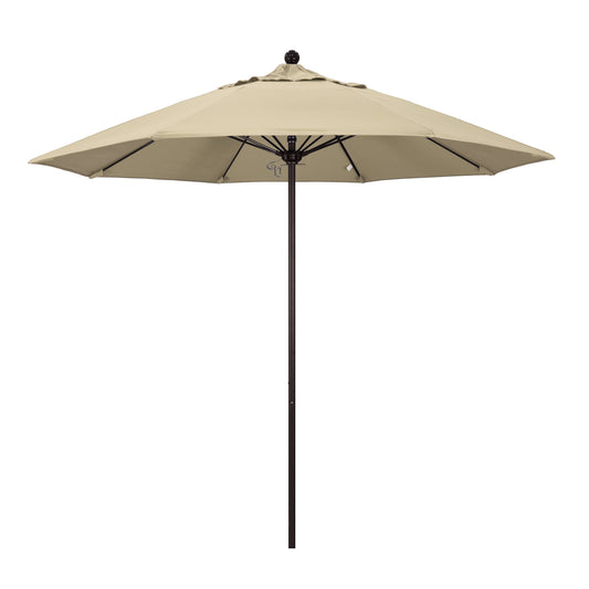 California Umbrella 9-Feet Aluminum Beige Market Patio Umbrella