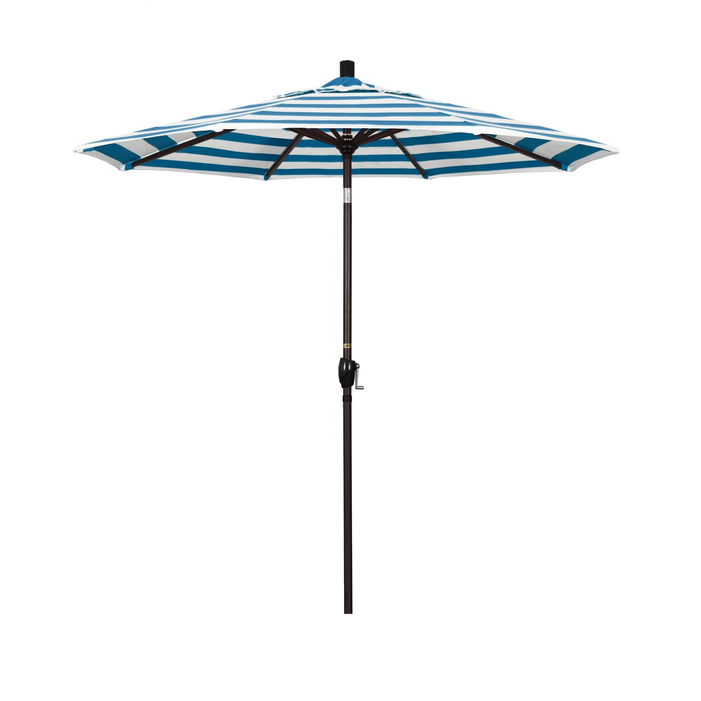 California Umbrella 7.5-Feet Aluminum Blue Market Patio Umbrella