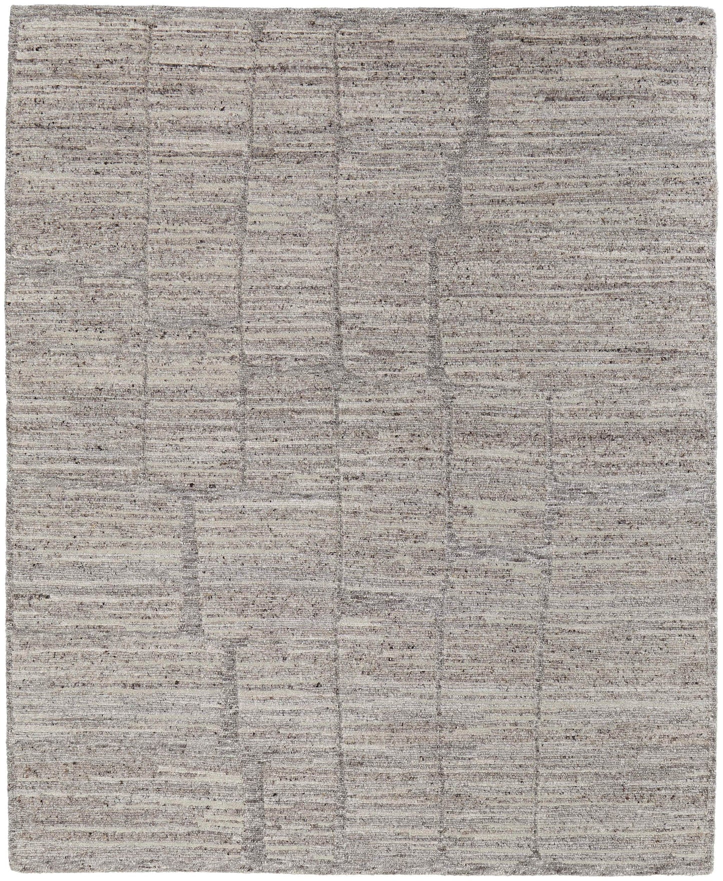 Room Envy 2 x 8 (ft) Loomed Wool Gray/Ivory/Taupe Rectangular Indoor Abstract Professionally Clean Only Runner rug