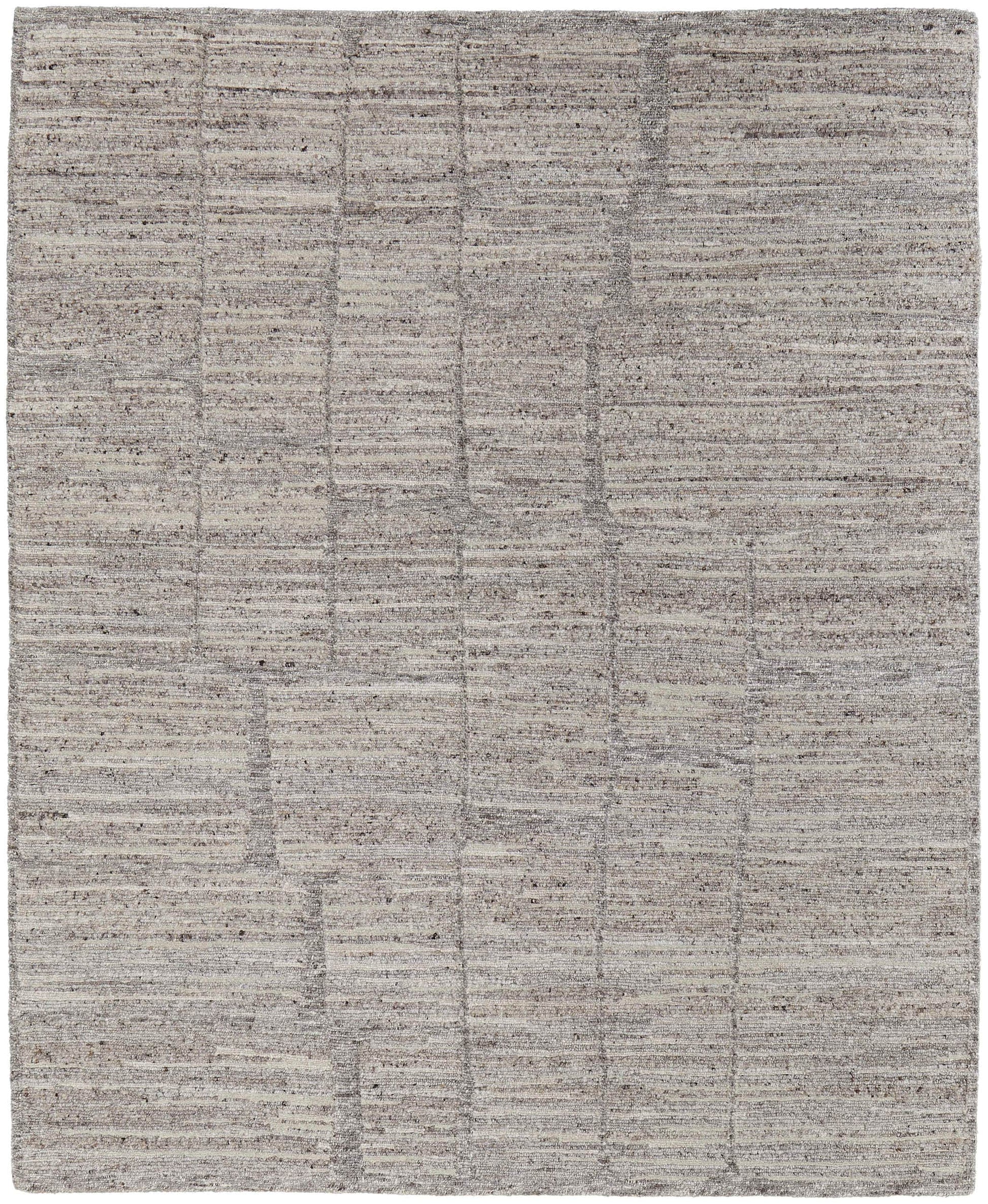 Room Envy 2 x 8 (ft) Loomed Wool Gray/Ivory/Taupe Rectangular Indoor Abstract Professionally Clean Only Runner rug