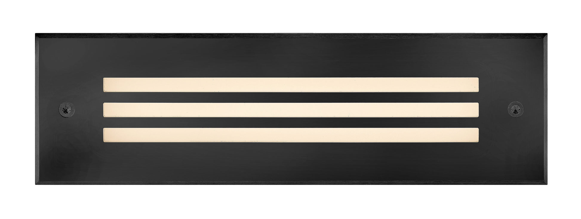 Hinkley Hardwired Stainless Steel Black LED Outdoor Step and Stair light