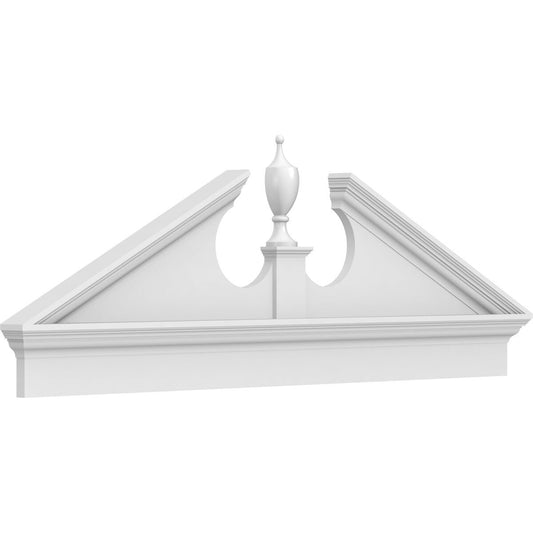 Ekena Millwork 62-in W x 22.375-in L PVC Pediment