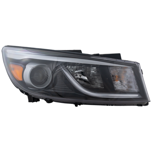 Garage-Pro Headlight For Kia Sedona 2015-2018 Rh Assembly Halogen with LED Position Light Ex/l/lx Models