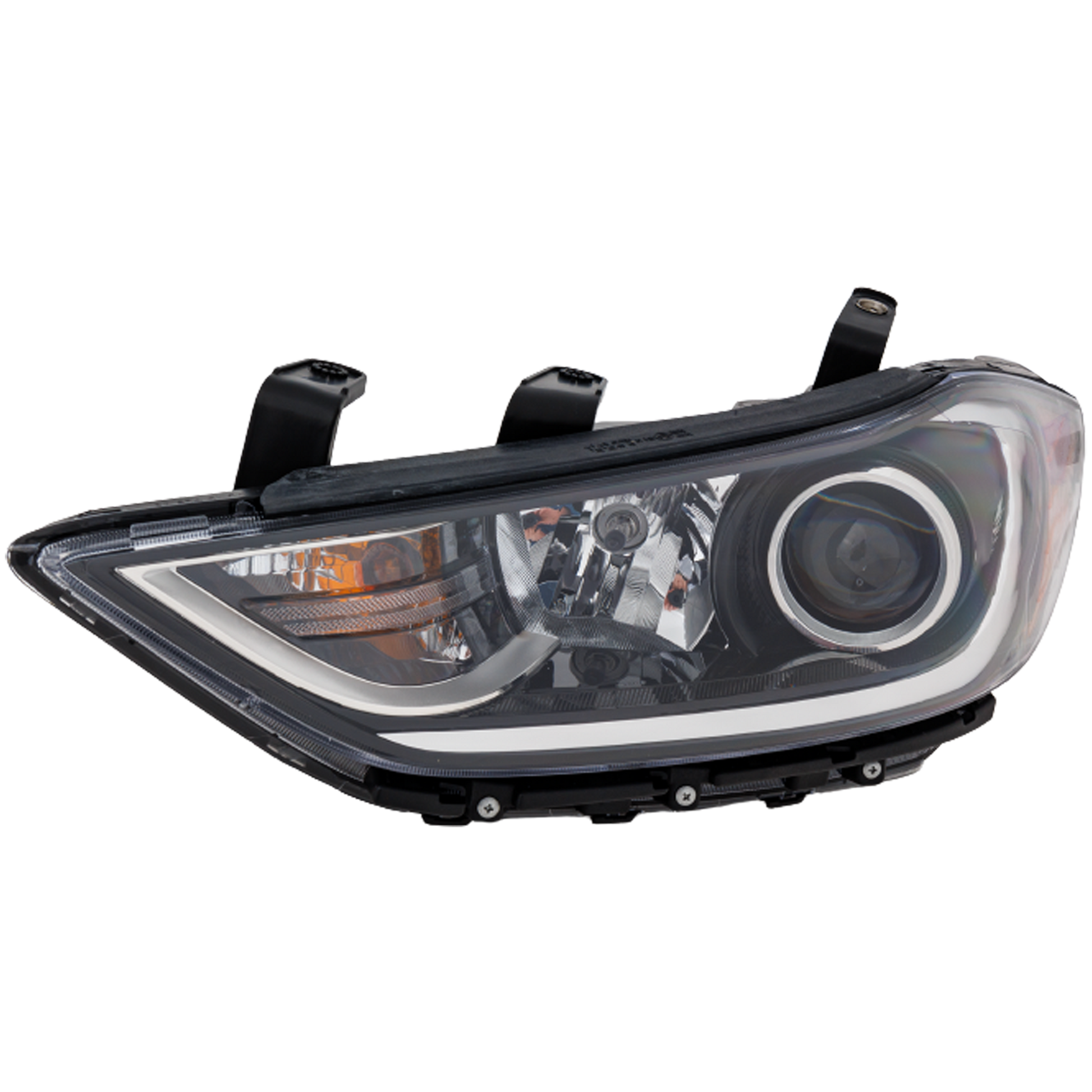 Garage-Pro Driver Side Headlight For Hyundai Elantra 2017-2018 Halogen with Bulb(s) Capa For Korea Built Models Replaces# 92101f2050