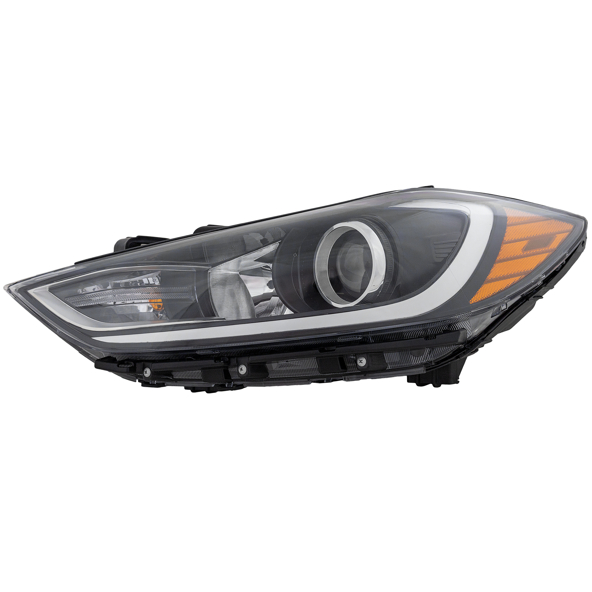 Garage-Pro Headlight Compatible with Hyundai Elantra 2017-2018 Lh Assembly Halogen Usa Built