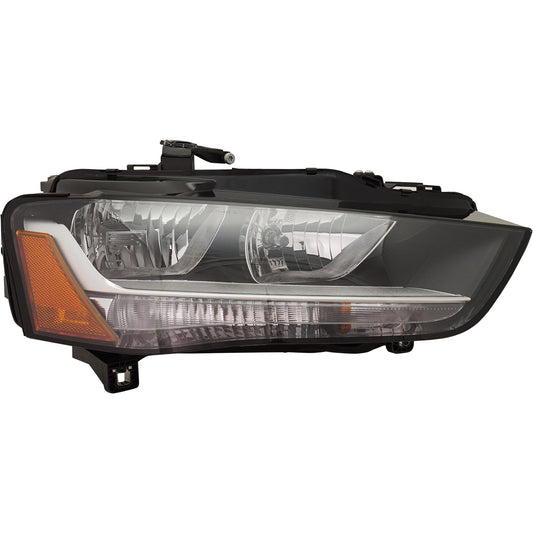 Garage-Pro Passenger Side Headlight for Audi A4 Quattro Base Premium 2013-2014 Also Fits Allroad Halogen with bulb(s) Sedan- B8- 4th Generation- Built From May 2012 Replaces# 8K0941004AD