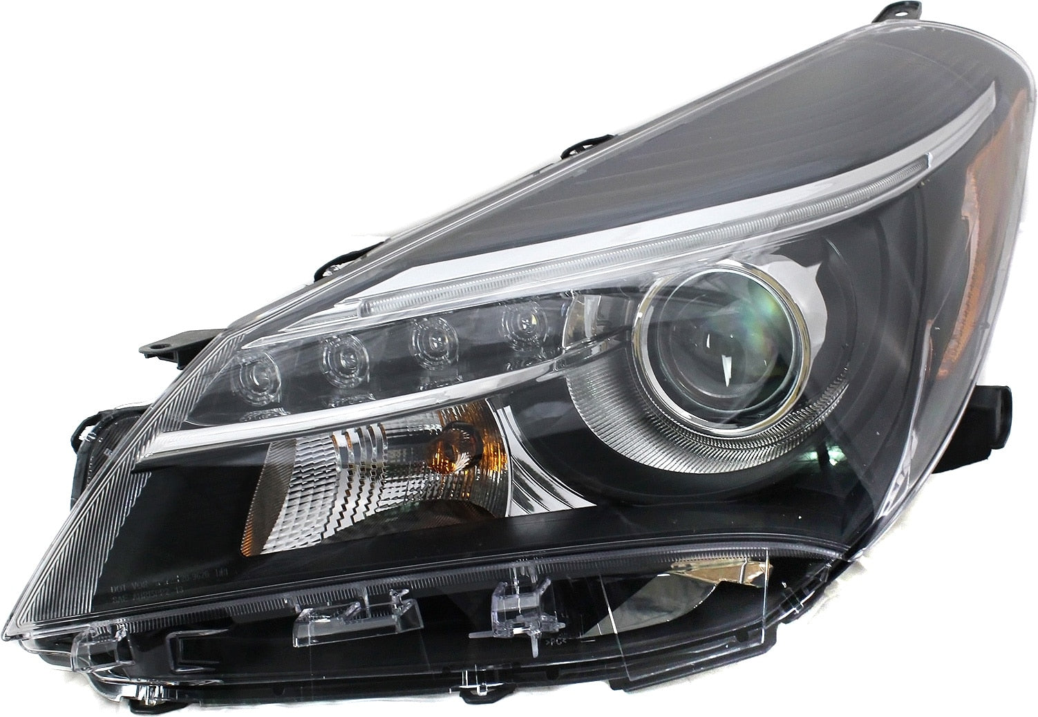 Garage-Pro Headlight Compatible with Toyota Yaris 2015-2017 Lh Assembly Projector Type with LED Drl Se Model