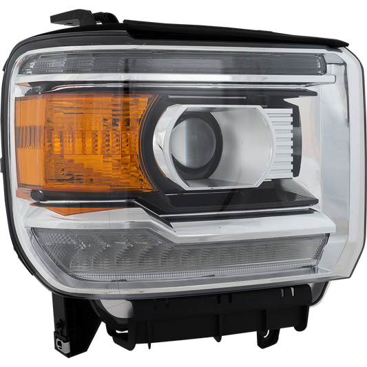 Garage-Pro Headlight Compatible with Gmc Sierra 1500 2014-2015/2500 Hd/3500 Hd 2015-2018 Rh Assembly Led- Capa