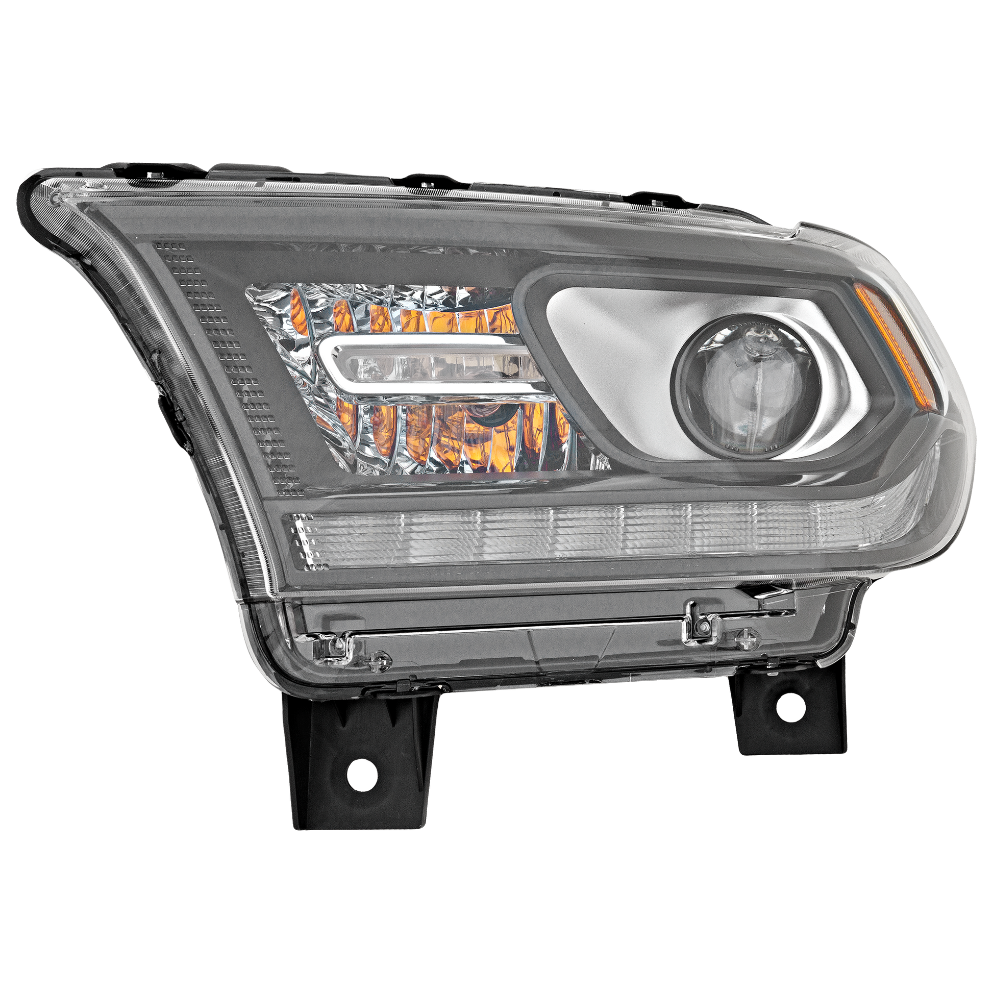 Garage-Pro Driver Side Headlight For Dodge Durango 2014-2015 Halogen with Bulb(s) For Models with Daytime Running Light Replaces# 55112969ai