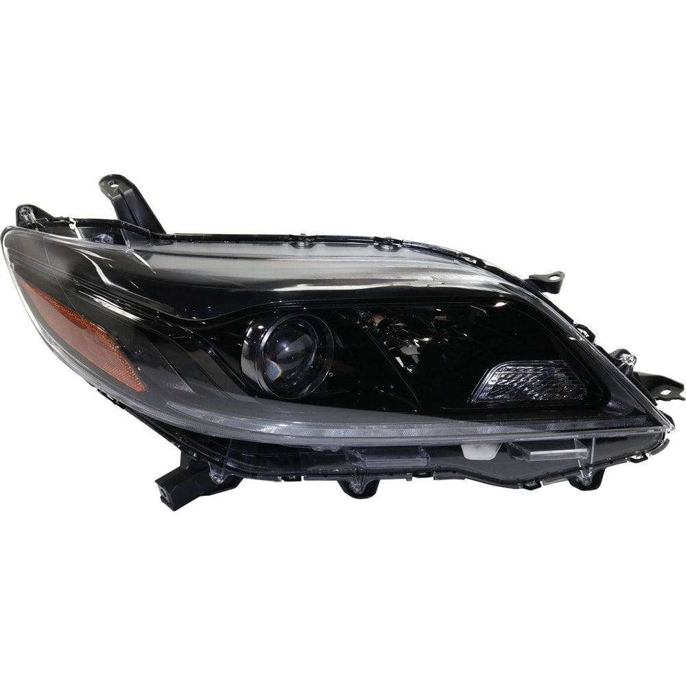 Garage-Pro Passenger Side Headlight For Toyota Sienna Se 2015-2020 Halogen with Bulb(s) Capa with LED Running Lights Replaces# 8111008081