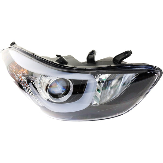 Garage-Pro Passenger Side Headlight For Hyundai Elantra 2014-2016 Halogen with Bulb(s) Usa Built Vehicle Replaces# 921023x450