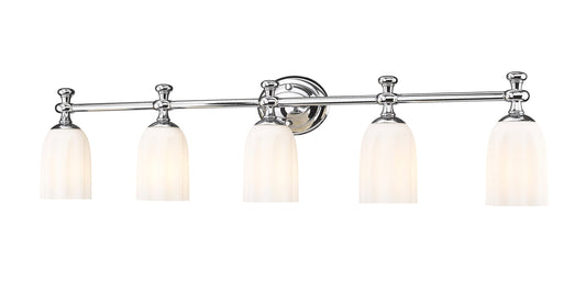 Z-Lite Orion 40.25-in 5 Light Polished Chrome Transitional Bathroom Vanity light