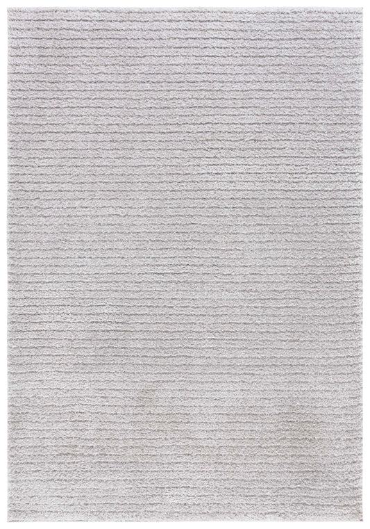 Safavieh 9 x 12 (ft) Loomed Polypropylene Light Gray Rectangular Indoor Solid Mid-Century Modern Professionally Clean Only Area rug