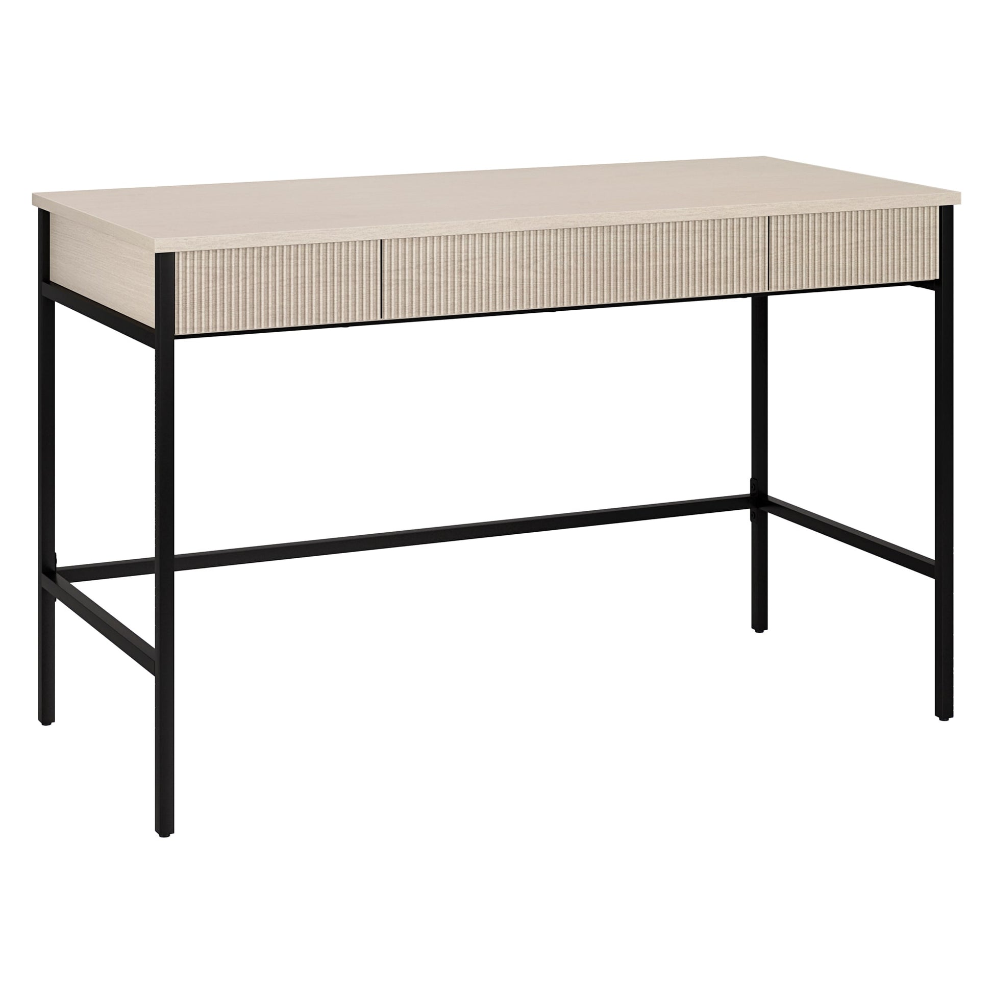 Hailey Home Nolan 47.63-in White Modern/Contemporary Writing desk