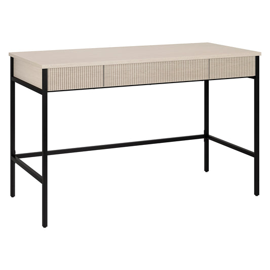 Hailey Home Nolan 47.63-in White Modern/Contemporary Writing desk
