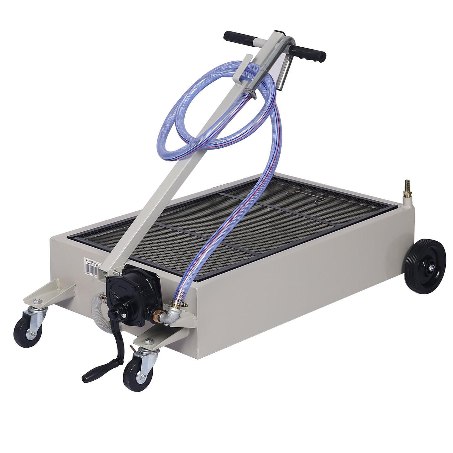 Kahomvis 20-Gallon Low-Profile Oil Drain with Pump gray