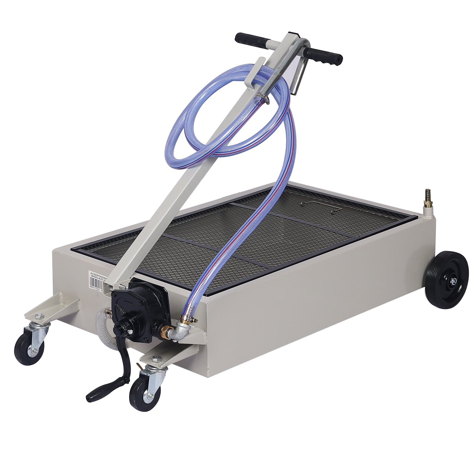 Kahomvis 20-Gallon Low-Profile Oil Drain with Pump gray