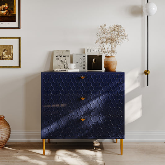 Mondawe 31.5-in W Blue Accent Cabinet