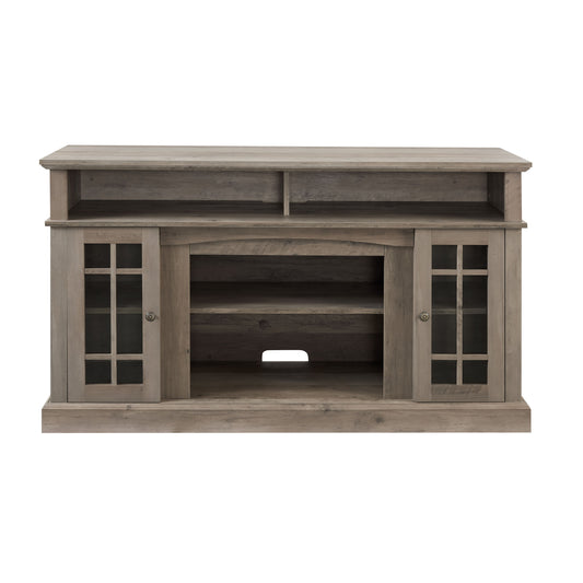 Flynama Modern/Contemporary Textured Espresso TV stand ( Accommodates TVs up to 65-in )