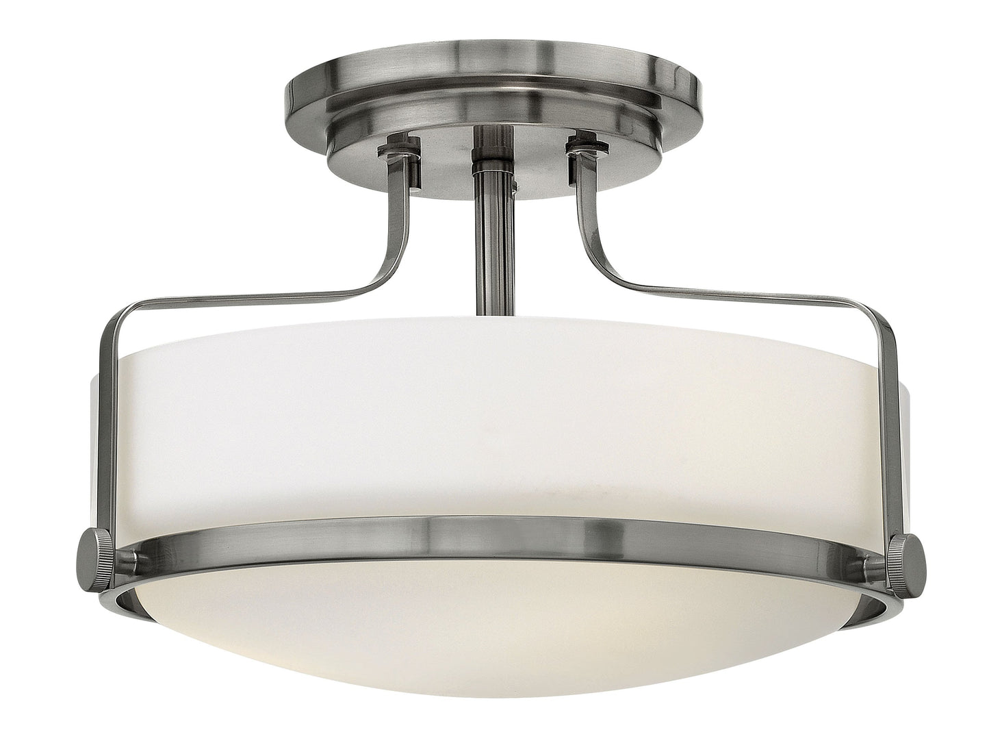 Hinkley Harper 3 -Light 14.5-in Brushed Nickel Semi Flush Mount Light 6588876